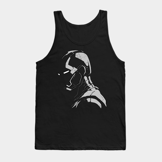 Superhero Silhouette Tank Top by RetroPandora